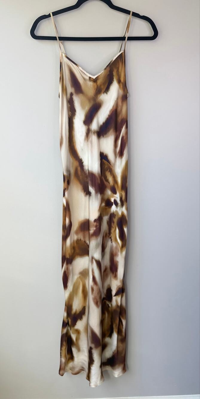 intimissimi Size M satin long slip dress nightgown